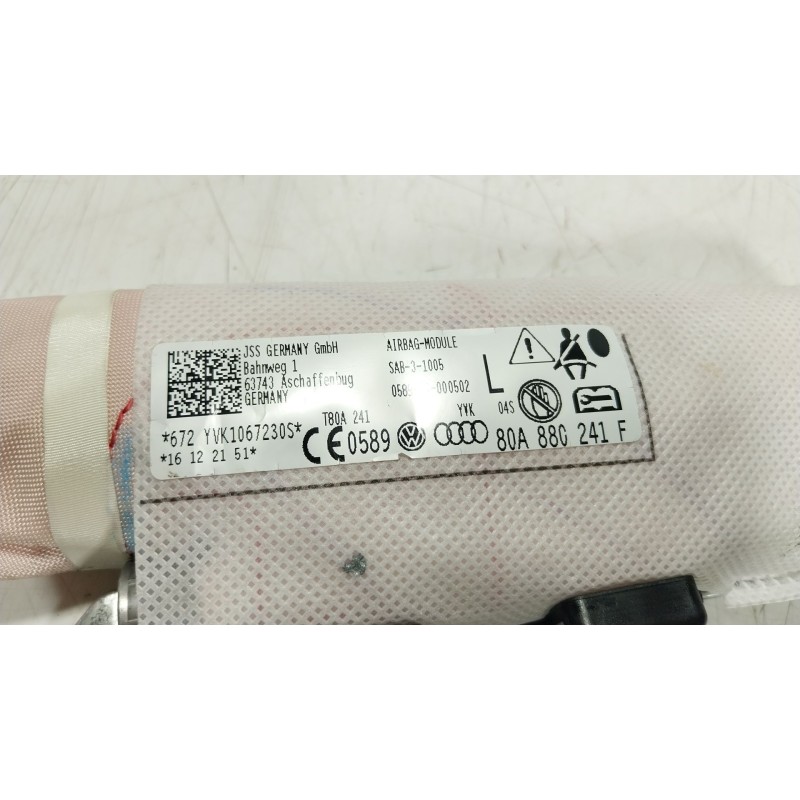 Recambio de airbag trasero izquierdo para audi q5 sportback (fyt) 40 tfsi mild hybrid quattro referencia OEM IAM 80A880241F 80A8