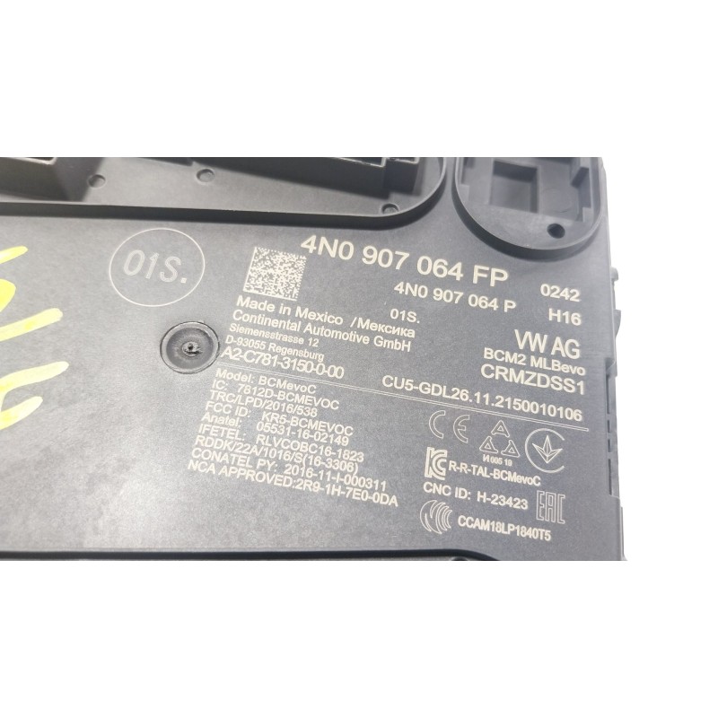 Recambio de modulo electronico para audi q5 sportback (fyt) 40 tfsi mild hybrid quattro referencia OEM IAM 4N0907064FP 4N0907064