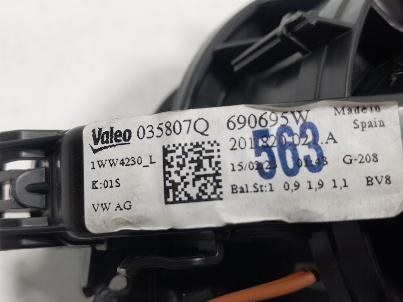 Recambio de motor calefaccion para audi a1 sportback (gba) 25 tfsi referencia OEM IAM 2Q1820021A 201820021A 