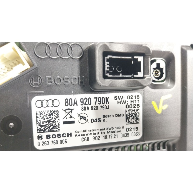Recambio de cuadro instrumentos para audi q5 sportback (fyt) 40 tfsi mild hybrid quattro referencia OEM IAM 80A920790K 80A920790
