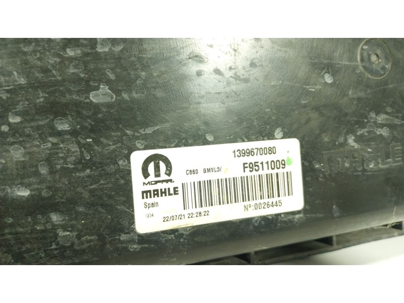 Recambio de electroventilador para peugeot boxer furgoneta 2.2 hdi 110 referencia OEM IAM 1250H4 1399670080 