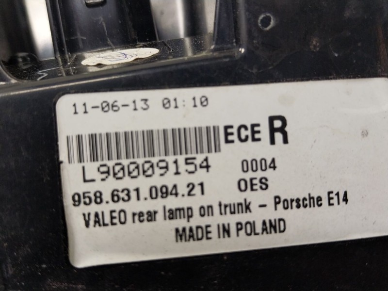 Recambio de piloto trasero derecho interior para porsche cayenne (92a) 4.8 turbo referencia OEM IAM  958631094 