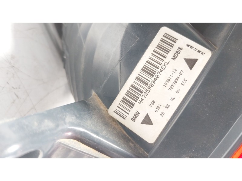Recambio de piloto trasero derecho para bmw 3 (f30, f80) 320 d referencia OEM IAM 63217312846 725989407 