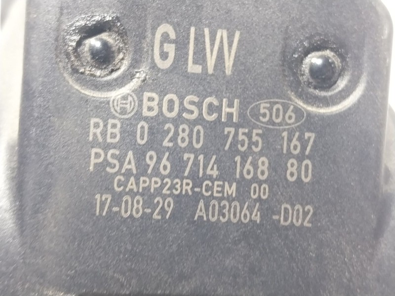 Recambio de potenciometro pedal para peugeot partner tepee 1.2 thp referencia OEM IAM  9671416880 