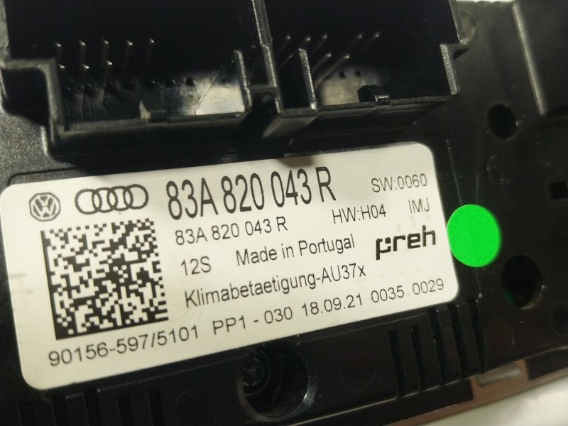 Recambio de mando climatizador para audi a1 sportback (gba) 25 tfsi referencia OEM IAM 83A820043R 83A820043R 