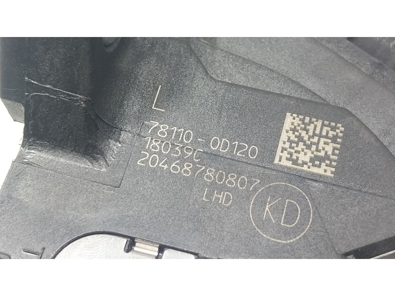 Recambio de potenciometro pedal para toyota yaris (_p13_) 1.5 (nsp131_) referencia OEM IAM 781100D120 781100D120 