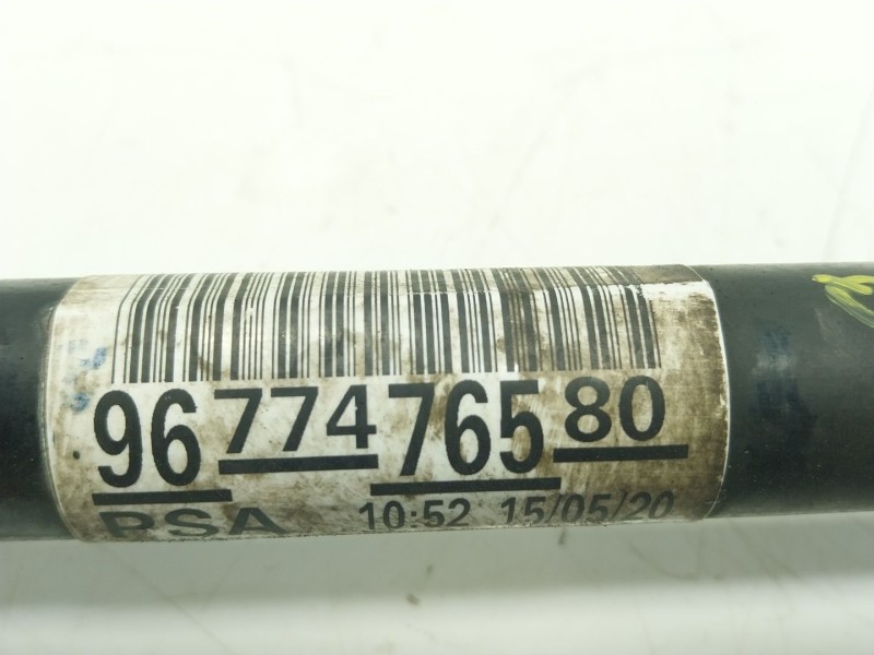 Recambio de transmision izquierda para citroën c3 iii (sx) 1.2 puretech 82 referencia OEM IAM 9677476580 9677476580 