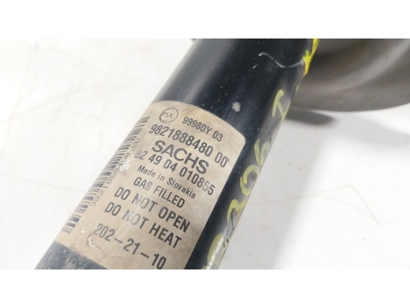 Recambio de amortiguador delantero izquierdo para peugeot partner tepee 1.2 thp referencia OEM IAM  9821888480 