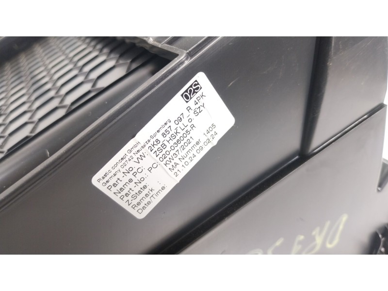 Recambio de guantera para volkswagen caddy v furgoneta/monovolumen (sba, sbh) 2.0 tdi bmt referencia OEM IAM  2K8857097R 