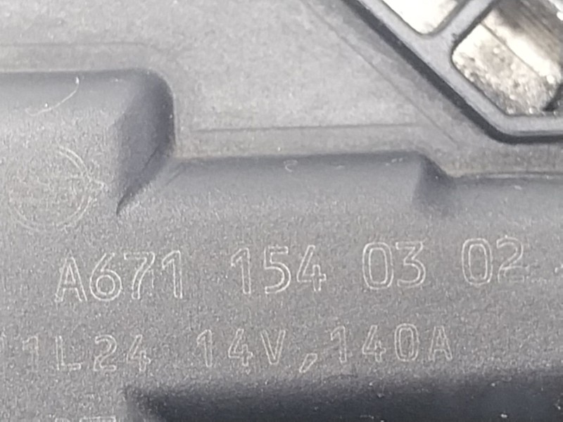 Recambio de alternador para ssangyong korando (ck) 2.0 e-xdi referencia OEM IAM  A6711540302 