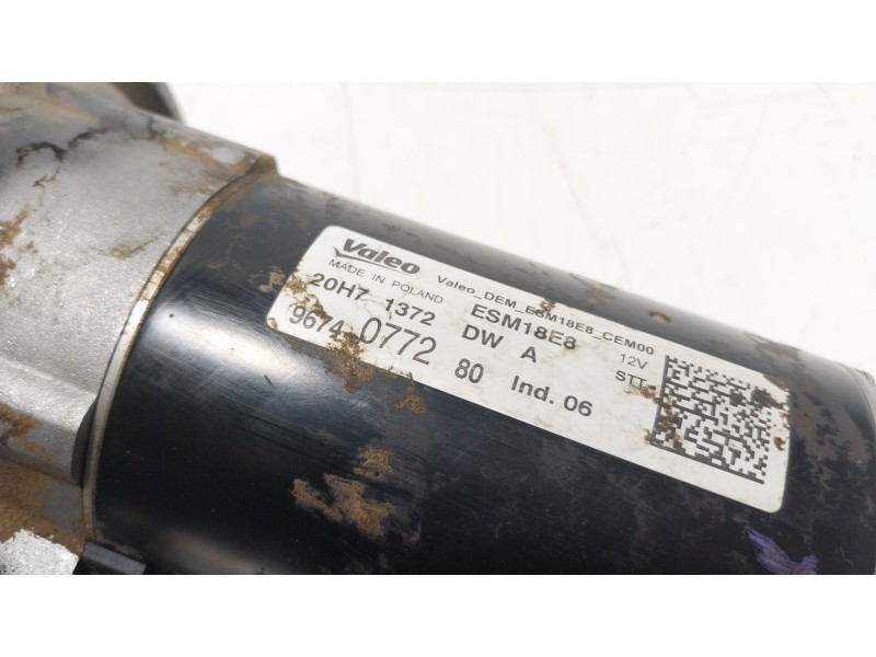 Recambio de motor arranque para peugeot partner tepee 1.2 thp referencia OEM IAM  9674077280 