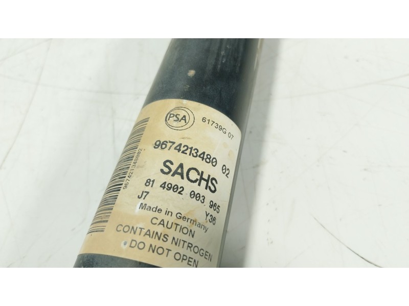 Recambio de amortiguador trasero izquierdo para peugeot partner tepee 1.2 thp referencia OEM IAM  9674213480 