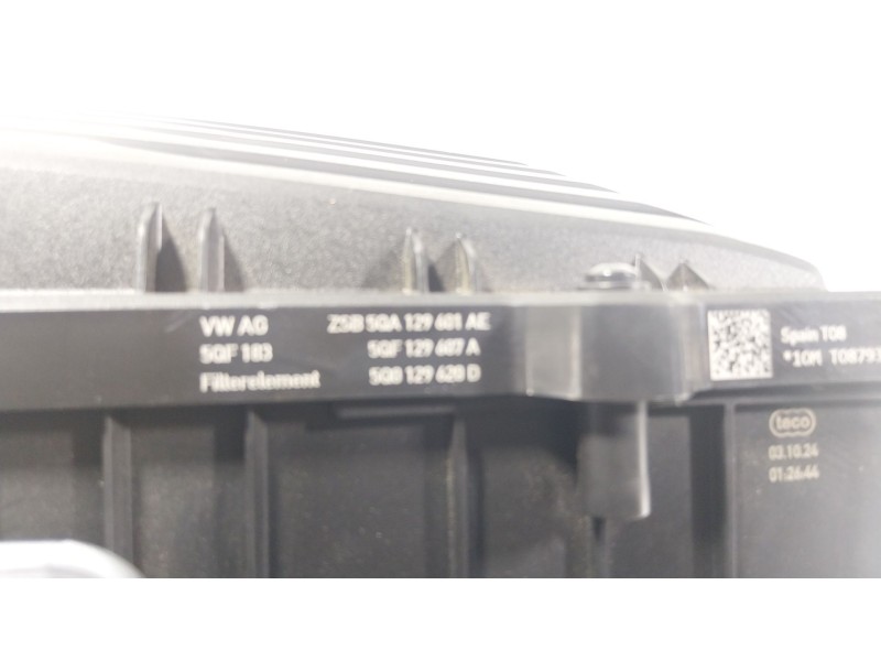 Recambio de filtro aire para volkswagen caddy v furgoneta/monovolumen (sba, sbh) 2.0 tdi bmt referencia OEM IAM 5QF129607A 5QA12