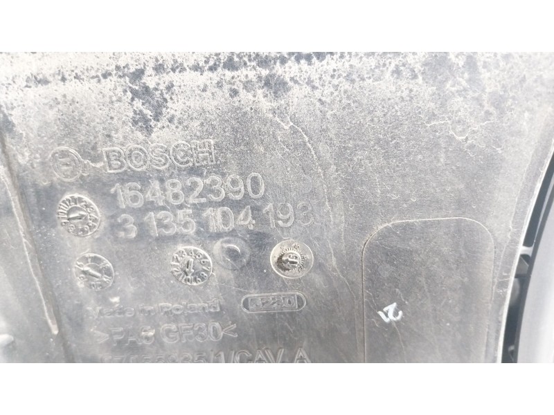 Recambio de electroventilador para opel astra k (b16) 1.6 cdti (68) referencia OEM IAM 39012567  3135104193