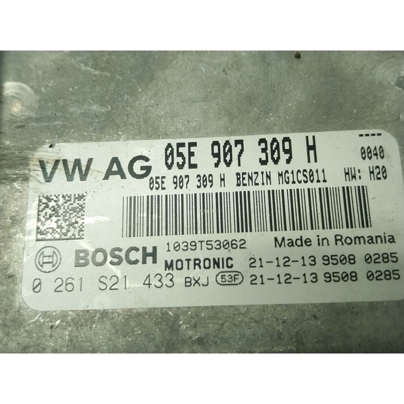 Recambio de centralita motor uce para volkswagen tiguan (ad1, ax1) 1.5 tsi referencia OEM IAM   05E907309H