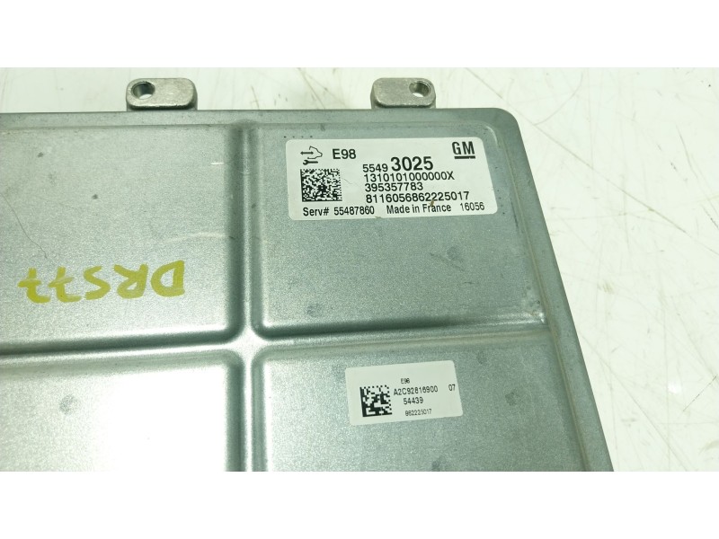 Recambio de modulo electronico para opel astra k (b16) 1.6 cdti (68) referencia OEM IAM 55487860 55493025 