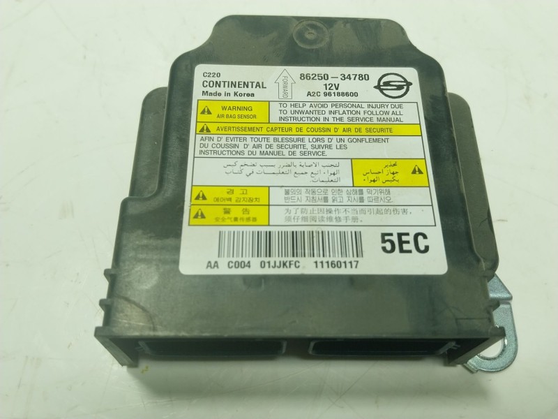 Recambio de centralita airbag para ssangyong korando (ck) 2.2 xdi referencia OEM IAM  8625034780 