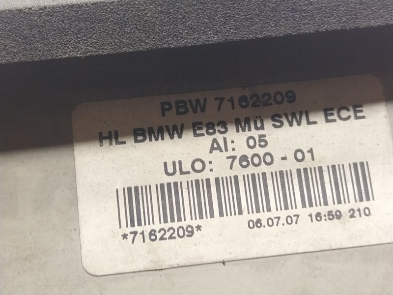 Recambio de piloto trasero izquierdo para bmw x3 (e83) 3.0 sd referencia OEM IAM  7162209 