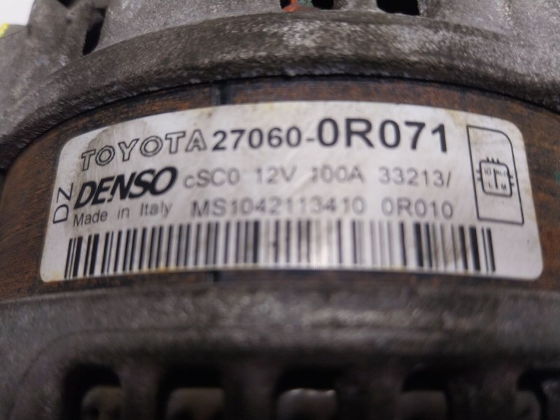 Recambio de alternador para toyota verso (_r2_) 2.0 d-4d (aur20_) referencia OEM IAM 270600R071 270600R071 