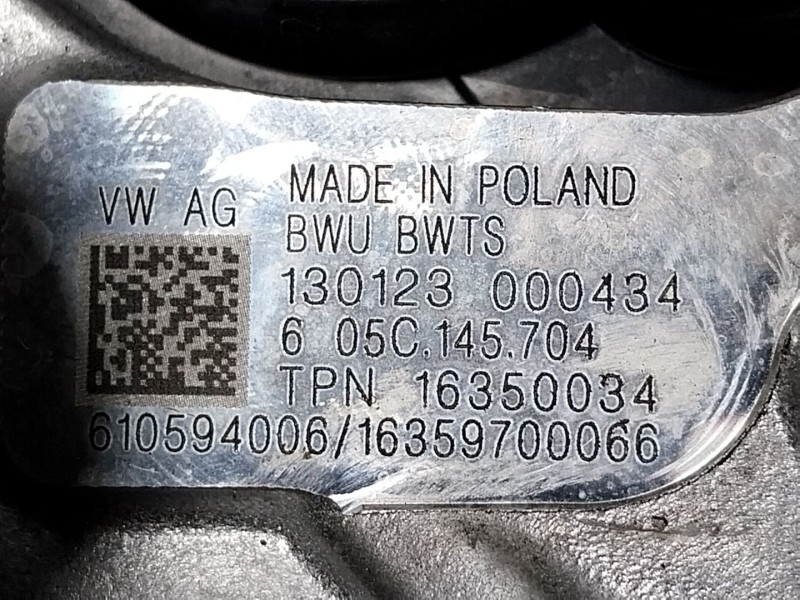 Recambio de turbocompresor para audi a1 sportback (gba) 25 tfsi referencia OEM IAM 05C145704  05C145704