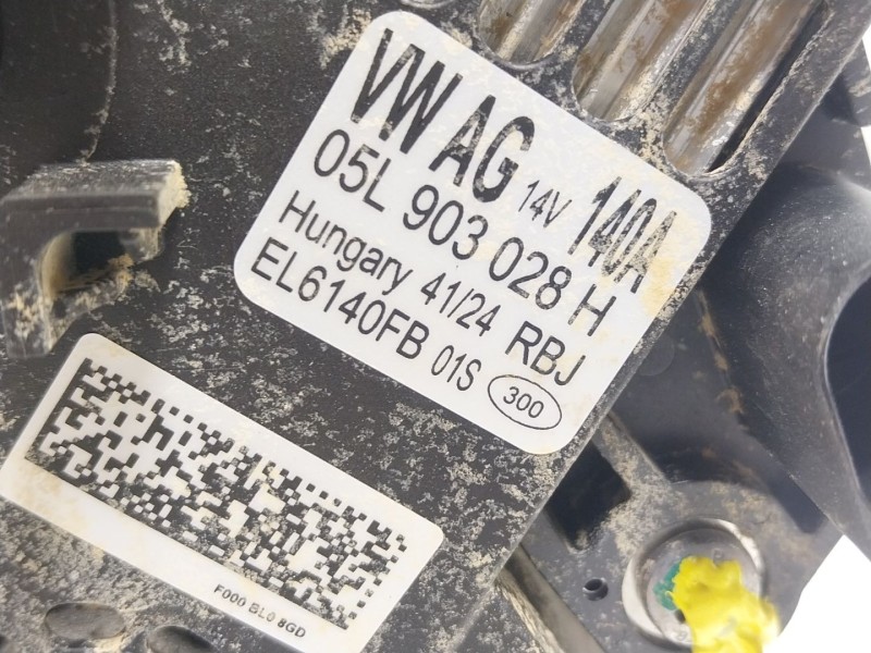 Recambio de alternador para volkswagen caddy v furgoneta/monovolumen (sba, sbh) 2.0 tdi bmt referencia OEM IAM 05L903028H 05L903