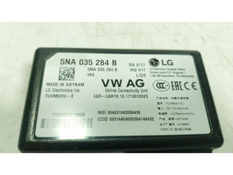 Recambio de modulo electronico para volkswagen tiguan (ad1, ax1) 2.0 tdi 4motion referencia OEM IAM   5NA035284B