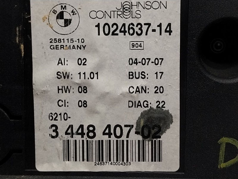 Recambio de cuadro instrumentos para bmw x3 (e83) 3.0 sd referencia OEM IAM 62103451590 344840702 