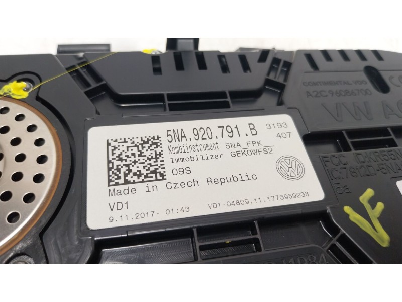 Recambio de cuadro instrumentos para volkswagen tiguan (ad1, ax1) 2.0 tdi 4motion referencia OEM IAM   5NA920791B