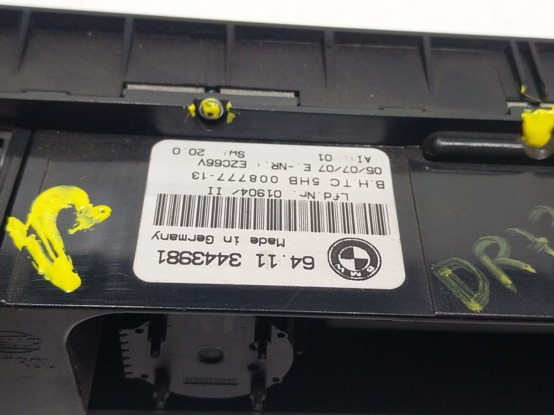 Recambio de mando climatizador para bmw x3 (e83) 3.0 sd referencia OEM IAM 64113443981 64113443981 