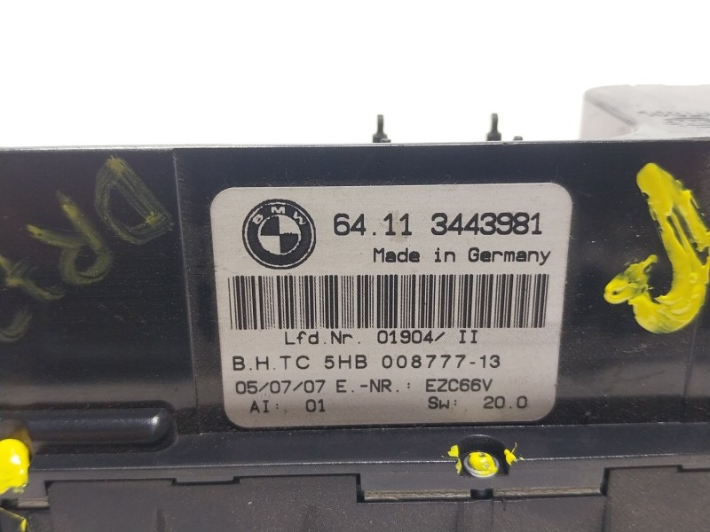 Recambio de mando climatizador para bmw x3 (e83) 3.0 sd referencia OEM IAM 64113443981 64113443981 