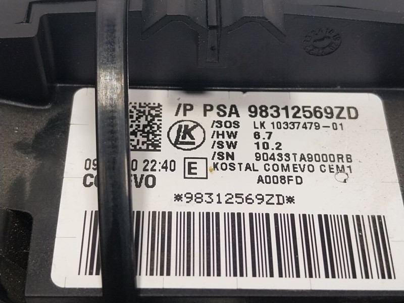 Recambio de mando luces para citroën berlingo (er_, ec_) 1.5 bluehdi 100 referencia OEM IAM   98312569ZD