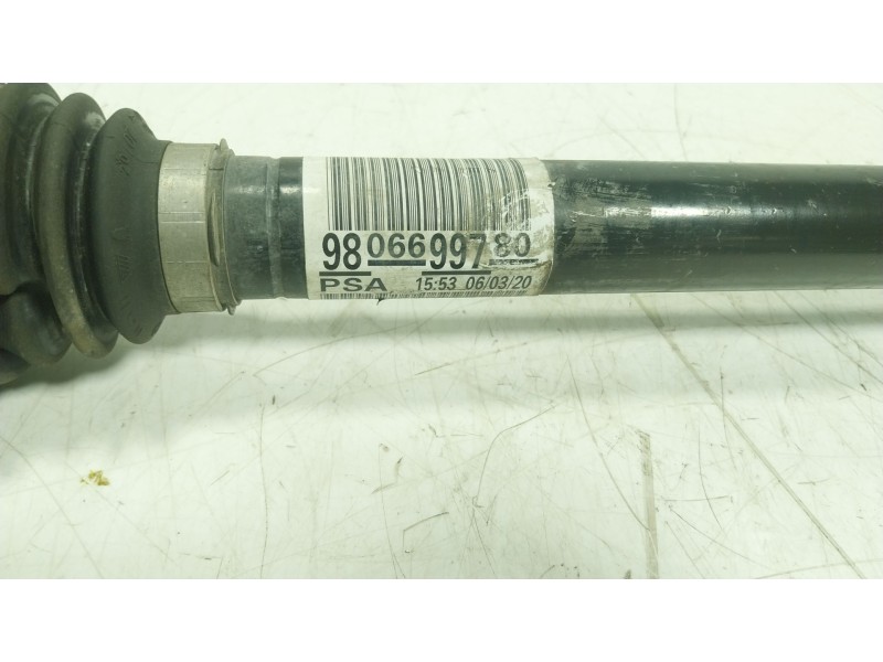 Recambio de transmision derecha para opel combo e tour / life (k9) 1.5 referencia OEM IAM  9806699780 