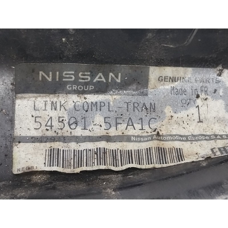 Recambio de brazo suspension inferior delantero izquierdo para nissan micra v (k14) 1.0 referencia OEM IAM  545015FA1C 