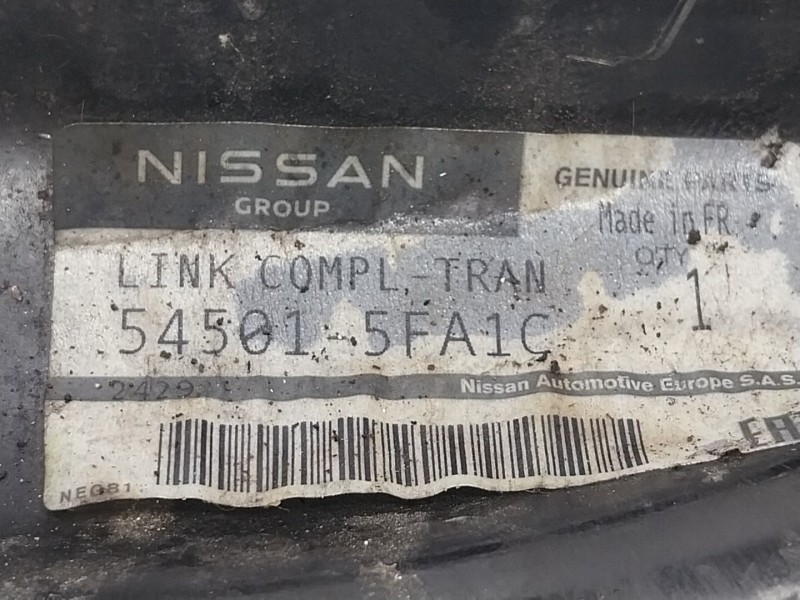 Recambio de brazo suspension inferior delantero izquierdo para nissan micra v (k14) 1.0 referencia OEM IAM  545015FA1C 