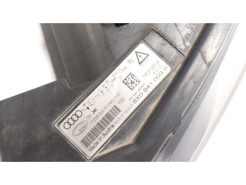 Recambio de faro izquierdo para audi a1 (8x1, 8xk) 1.4 tfsi referencia OEM IAM 8X0941029K 8X0941003B 