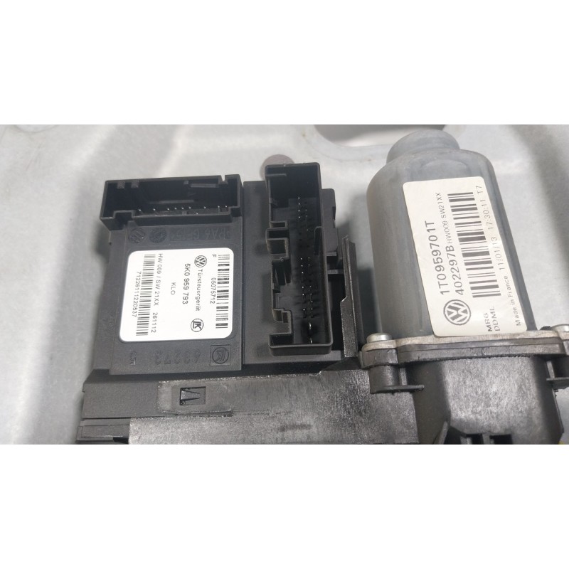 Recambio de elevalunas delantero izquierdo para volkswagen caddy iii furgoneta/monovolumen (2ka, 2kh, 2ca, 2ch) 1.6 tdi referenc