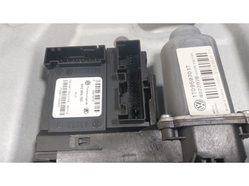 Recambio de elevalunas delantero izquierdo para volkswagen caddy iii furgoneta/monovolumen (2ka, 2kh, 2ca, 2ch) 1.6 tdi referenc