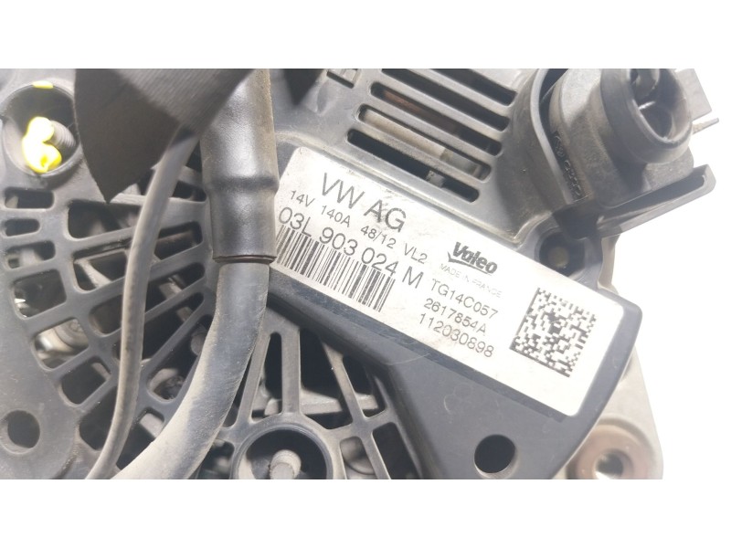 Recambio de alternador para volkswagen caddy iii furgoneta/monovolumen (2ka, 2kh, 2ca, 2ch) 1.6 tdi referencia OEM IAM  03L90302