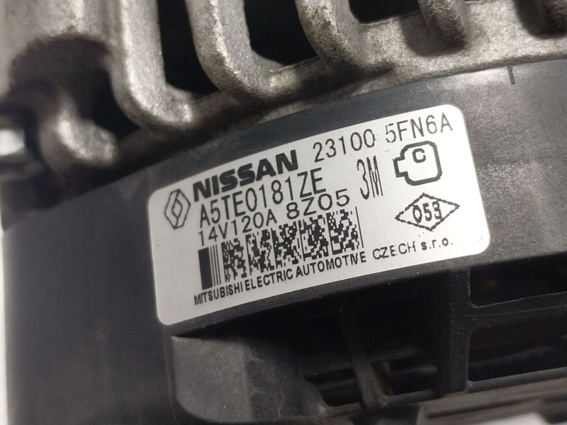 Recambio de alternador para nissan micra v (k14) 1.0 referencia OEM IAM   A5TE0181ZE