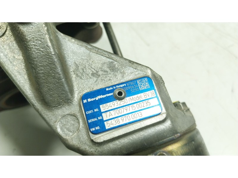 Recambio de turbocompresor para opel astra k (b16) 1.6 cdti (68) referencia OEM IAM 55493250 54389700013 