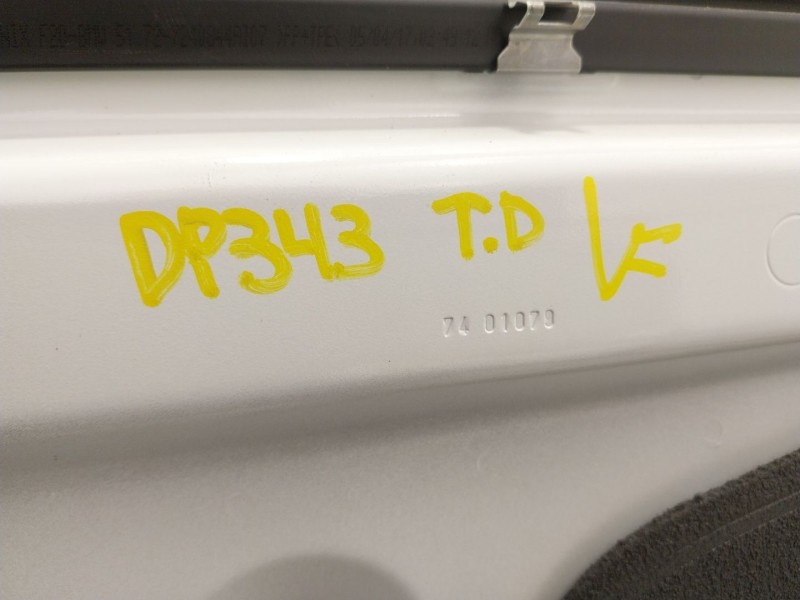 Recambio de puerta trasera derecha para bmw 1 (f20) 116 d referencia OEM IAM   