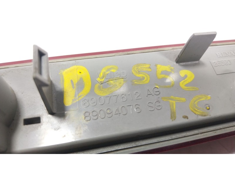 Recambio de piloto trasero central para renault megane iii coupe 1.4 tce referencia OEM IAM  265900007R 