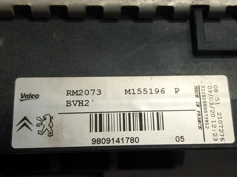 Recambio de radiador agua para opel combo e tour / life (k9) 1.5 referencia OEM IAM   9809141780