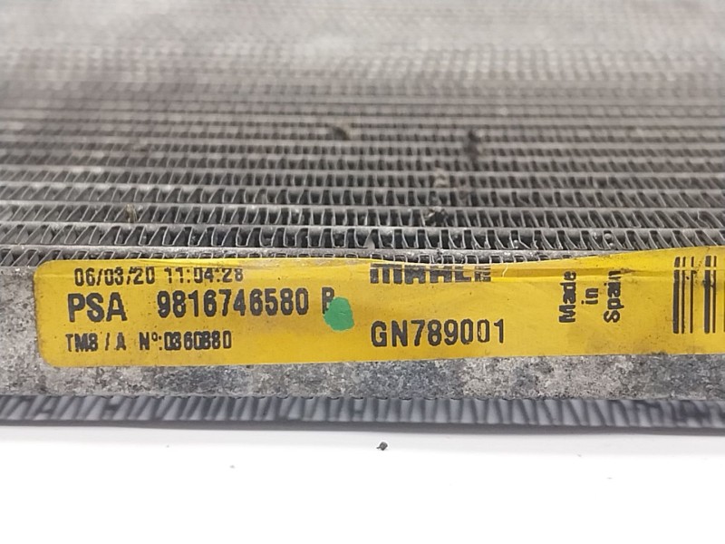 Recambio de condensador aire acondicionado para opel combo e tour / life (k9) 1.5 referencia OEM IAM   9816746580