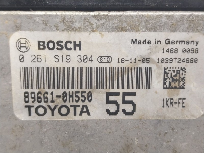 Recambio de centralita motor uce para toyota aygo (_b1_) 1.0 (kgb10_) referencia OEM IAM 896610H550 896610H550 