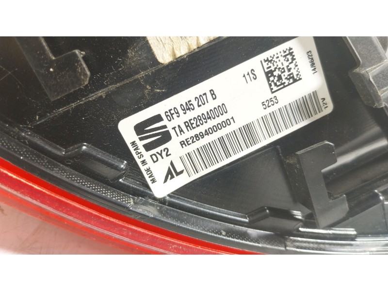 Recambio de piloto trasero izquierdo para seat arona (kj7, kjp) 1.0 tsi referencia OEM IAM  6F9945207B 