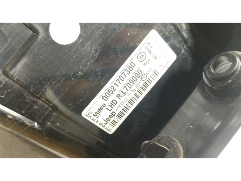 Recambio de piloto trasero derecho para jeep avenger (j2) electric referencia OEM IAM  00521707380 