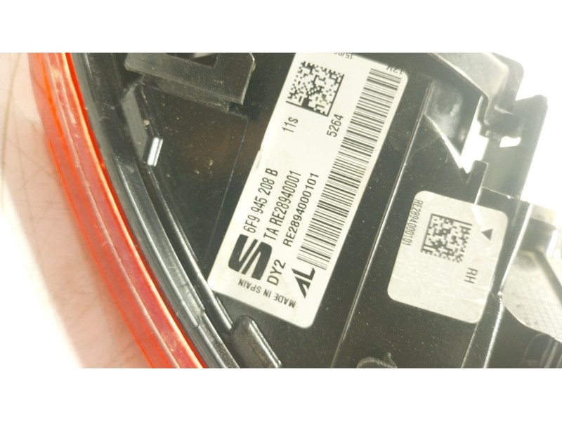 Recambio de piloto trasero derecho para seat arona (kj7, kjp) 1.0 tsi referencia OEM IAM  6F9945208B 