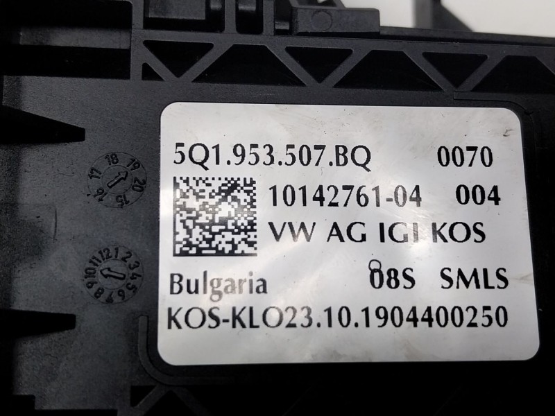 Recambio de mando intermitentes para seat leon (5f1) 1.5 tsi referencia OEM IAM 5Q1953507M 5Q1953507BQ 