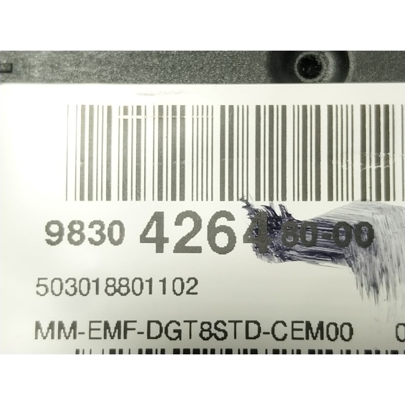 Recambio de pantalla multifuncion para opel combo e tour / life (k9) 1.5 referencia OEM IAM   9830426480